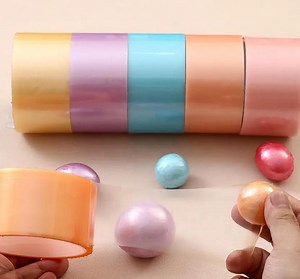 [Hot Item] Color BOPP Ball Sticky Ball Tape Customized BOPP Adhesive Special Sticky Ball Tape