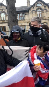 337K views · 5.9K reactions | Masks pulled off flags snatched antifa getting owned  #protest #public#funny Wayne Gillett My Brakes Don’t Work English Ned Slick Tube DPAudits&Adventures | Andy Public UK | Facebook