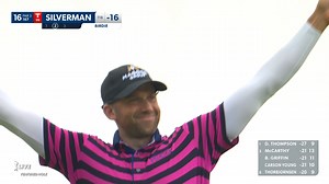 Ben Silverman drains a 37-foot birdie putt at John Deere