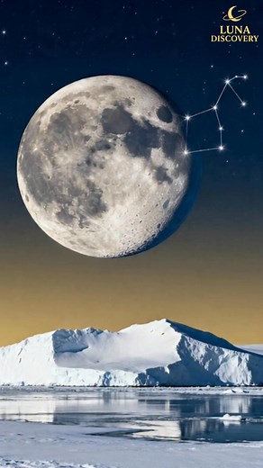 Tonight, the Moon meets the stars of Capricornus, shining together in a calm November sky. 🌙✨♑ | Luna Discovery
