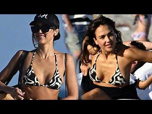 Jessica Alba in a Bikini at a Beach in Miami