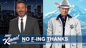 Trump’s pathetic, embarrassing announcement… | Jimmy Kimmel Live