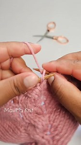 Tejiendo manga Ranglan con trenzas | Maviha Knit
