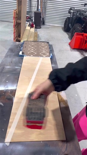 10K views · 135 reactions | Making an Aztec porch sign using a stencil I made with my glowforge | Painted by Mandy | Facebook