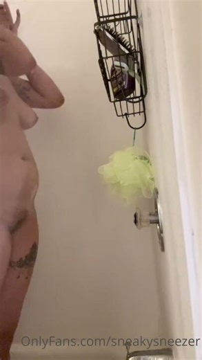 Coughing and sneezing in the shower