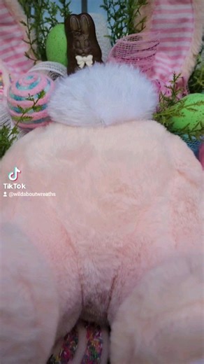 1.4K views · 35 reactions | So much sweetness in one wreath! My last bunny bottom wreath to be added to my Etsy shop! link in bio!! #wildaboutwreathsbydr #wildaboutwreaths #wildaboutwreathsbydeenarodriguez #etsyseller #bunny #easterwreath #bunnybottom #easterwreath #bunnywreath #eastereggs #chocolate #chocolatebunny #sweettreats #bakery #sweets #sweetshop #doordecor #spring #houstontx | Wild About Wreaths | Facebook