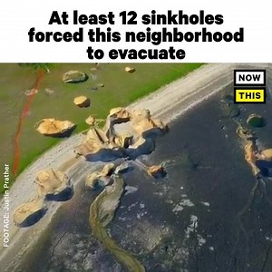 At least a dozen sink holes appeared in the same Florida neighborhood | NowThis