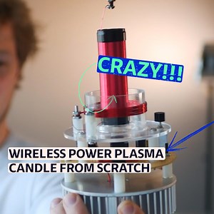 Wireless Plasma Flame: Made From Scratch! | Genius Inventions