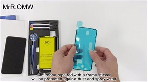 Compatible with iPhone 11 Pro Screen Replacement Kit, MrR.OMW LCD Screen Repair 3D Touch Display Digitizer Assembly, with Tempered Glass and Cell Phone Repair Kits