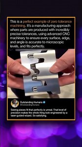 This is a perfect example of zero tolerance machining.