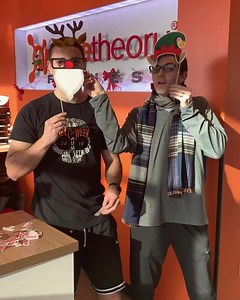 🎉🙌Snag a prop and snap a pic at OTF Cedar Mill! 🎄The winner of our spirit week raffle and $50 Visa gift card is...... #winnerwinnerchickendinner #otfnation #otfcedarmillfamily | Orangetheory Fitness Cedar Mill