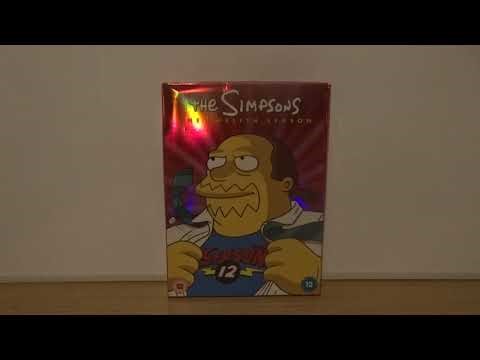 The Simpsons Season 12 (UK) DVD Unboxing
