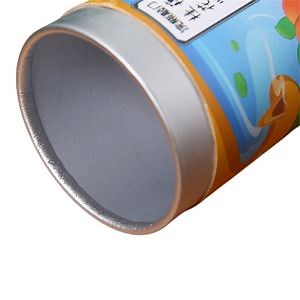 [Hot Item] Packaging Tubes Eco Custom Food Grade Cardboard Round Box with Aluminum Liner
