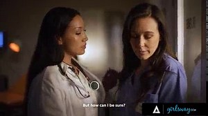 GIRLSWAY - Want Me To Keep That Secret, Doctor Vicki Chase? Better Spread Those Legs! With Sinn Sage