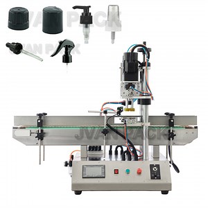 [Hot Item] CDX-500 Automatic Plastic Glass Water Perfume Pet Bottle Screw Cap Press Sealing Closing Packing Capping Machine Price