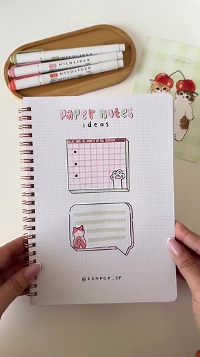 Decorating to note or noting to decorate?? #zenpopjapan #japanstationery #bujoideas #hobonichiideas | ZenPop | Facebook