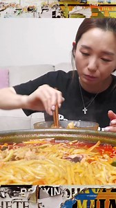 3.3M views · 40K reactions | Spicy Jjambbong Jeongol is a Korean hot pot dish featuring seafood, vegetables, and noodles in a rich, spicy broth. It's often enjoyed as a comforting meal, especially after drinking. Bagian 2 | Hamzy Fans, mukbang ASMR | Facebook