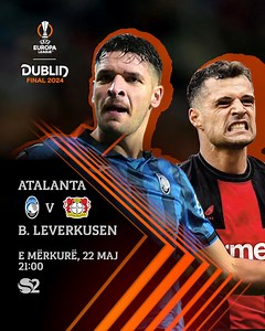 Atalanta-Leverkusen | E mërkurë, 21:00, SS2 2 rivalë fenomenalë, ⚫🔵 🆚 🔴⚫ në aktin final! 2 yjet e kombit, Gjimshiti 👐 Xhaka në përballjen historike 😍 Trofeu madhështor pret fituesin e tij! Cili do të triumfojë në Dublin? 🏆 | DigitAlb