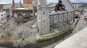 Emergency crews investigating church collapse in Connecticut city