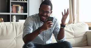 Excited Amazed Young Man User Winner Stock Footage Video (100% Royalty-free) 1044100504 | Shutterstock