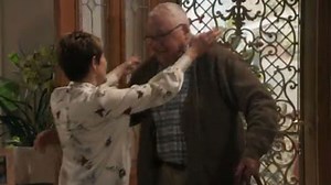 Harold Bishop returns to Neighbours for last time in tear-jerking scenes