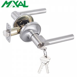 [Hot Item] Aluminum Alloy Security Lock Key Lever for Front Door Modern Door Handle Lock