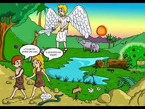 CARICATURAS CRISTIANAS ADAN Y EVA PELICULAS CRISTIANAS PARA NIÑOS