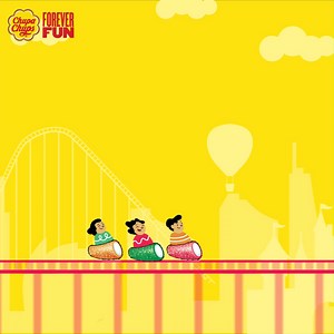 Enjoy the roller coaster ride of fruity FUN with Chupa Chups Tubes Mini! #ChupaChups #ForeverFUN | Chupa Chups