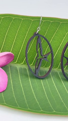 Swallow Tailed Kite Earrings: Laser Cut Wood, Hypoallergenic Stainless Steel - Etsy