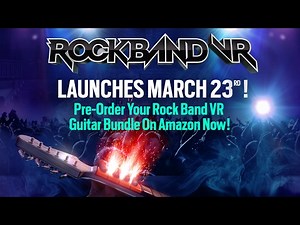 Rock Band VR Release Date, First Three Songs, And New Gameplay Video Revealed