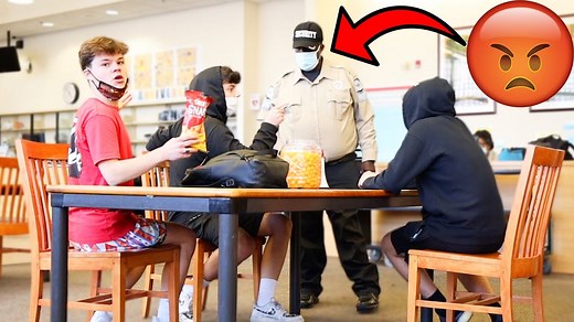 Eating Loud In The LIBRARY Prank! COPS CALLED | Jack Doherty