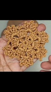 15K views · 118 reactions | وحدة كروشيه زخرفية على شكل وردة | Crochet Snowflake Motif Tutorial #crochet #knitting #crocheting #handmade #قناة_تعليم_الكروشيه | أميمة كروشيه | Facebook