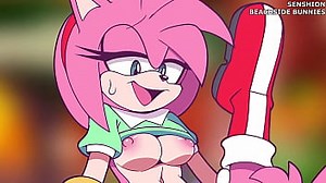 Sonic the Hedgehog: Amy Rose X Amy Scissoring [Beachside Bunnies & Senshion] (5-20-2024) (Lesbian Selfcest/Classic & Modern/Sonic Generations)