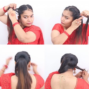 25K views · 213 reactions | Girls Special self Juda Beautiful Hairstyle Design | Hair Fashion | Facebook