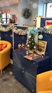 CCBC campuses are all decked out for the holidays this week! Take a look at the festive décor in some of our offices, including entries in our door decorating contest. Which one is your favorite? #ccbcmd | CCBC