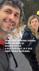 146K views · 3.2K reactions | Dragoste la prima vedere!Dana Nălbaru și Dragoș Bucur s-au căsătorit la doar cinci zile după prima întâlnire. Iată cum au sfidat toate așteptările. Detalii pe music-channel.ro | Music Channel | Facebook