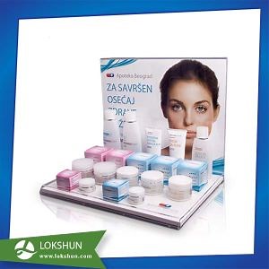 [Hot Item] Retail Acrylic Cosmetic Display Stands for Testing Cases