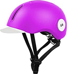 Bike Helmet, Adult Bicycle Helmet with Detachable Visor, Men Women Commuter Cycle Helmet