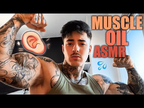 [ASMR] Oily Muscle Massage — A Dominant Jock Roleplay