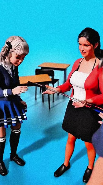 Epic Sword Battle Between Girls