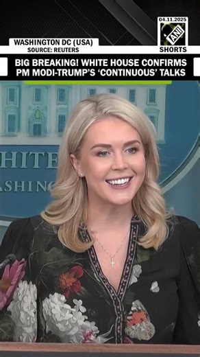 Breaking: White House Press Secy Leavitt confirms PM Modi, Trump in ‘frequent’ talks on trade