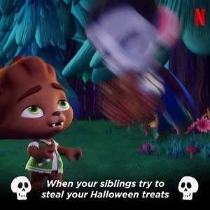 This GIF perfectly sums up my relationship with my sister. Happy Halloween guys! :) #NetflixStreamTeam #Halloween #MunniOfAllTrades Netflix | Munni of all Trades