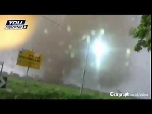 Huge tornado strikes northern Italy
