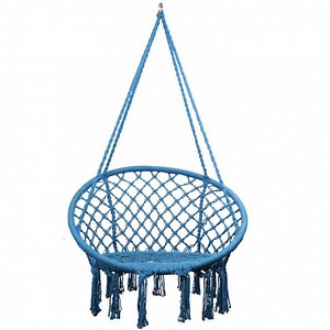 [Hot Item] Leisure Swing Cotton Rope Hanging Chair, Bedroom Hammock Seat Chair for Patio Porch Patio Garden