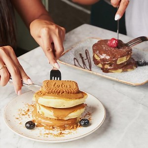 Friends Who Pancake Together, Stay Together! Lotus and Chocolate flavors from Bosco bring sweetness to every bite. Heliopolis - RiverWalk Heliopolis Branch: 0102 840 0844 RiverWalk Branch: 0155 951 1200 Order Via Talabat & El Menus #BoscoPancakes #FlavorsOfFriendship | Bosco | Facebook