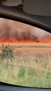 63K views · 295 reactions | Huge fire at a farmer’s field outside...