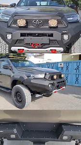 Hilux TORC'd.. 🔸 @rival4x4 Front Bumper with LED Lights 🔸 @rival4x4 Rear Bumper with LED Lights 🔸 @rival4x4 Skid plates (Radiator, Engine, Gear Box, Transfer Case) 🔸 @warnindustries VR EVO 10S Winch 🔸 @factor55 Ultra Hook 🔸 @morimotolighting Bigbanger LED Lights 🔸 @bajadesigns 40" Onx6 Light Bar 🔸 @rhinorackau Roof Rack with Backbone System 🔸 @racelinewheels Avro Satin Black Wheels 🔸 @coopertire 285/70/17 AT3 XLT Tire #hilux #toyotahilux #kingshocks #totalchaos #rivalbumper #warnwinch 