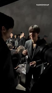 #repost @hitotan10_ @downloader_ __ ◆ Tiktok | FASHIONSNAP Snow Manの目黒蓮と韓国の俳優 イ・ミンホのツーショットをお届け談笑する様子も。 @Fendi #スノーマン #snowman #目黒蓮 #renmeguro #이민호 #leeminho #イミンホ #フェンディ #FENDI #fendifw24 #fashionshow #fashion #ファッションショー #mfw #fashiontiktok 泣きそ~😭😭 ミノ「こんにちは」って言ってる♡ | Everything Lee Min Ho