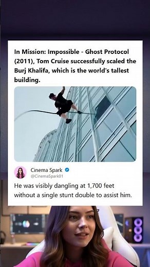 Mission Impossible Ghost Protocol 2011 Real Stunt Tom Cruise Scaled Burj Khalifa at 1700 Feet