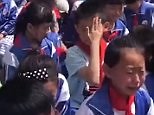 Shocking video of school children hysterically crying in assembly | Daily Mail Online